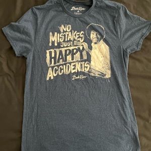 Mens Bob Ross Graphic Tee